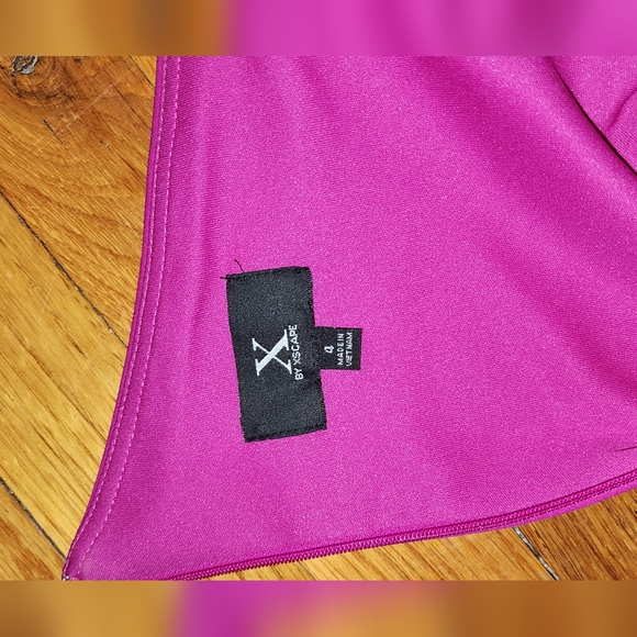 Fuchsia one shoulder dress - Picture 6 of 8
